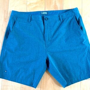 Mens Linksoul Quick Dry Boardwalker shorts, 35 waist, appx 8” inseam, slim fit
